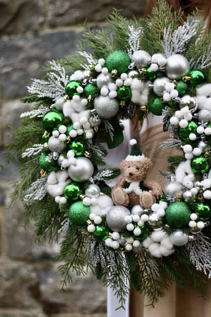 Emerald Winter Bear